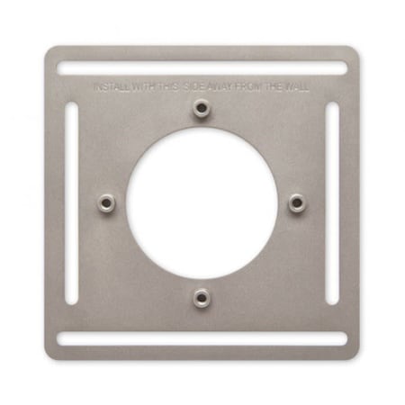 Google Nest Thermostat E Steel Mounting Plate, Stainless Steel, 4PK T4007EF